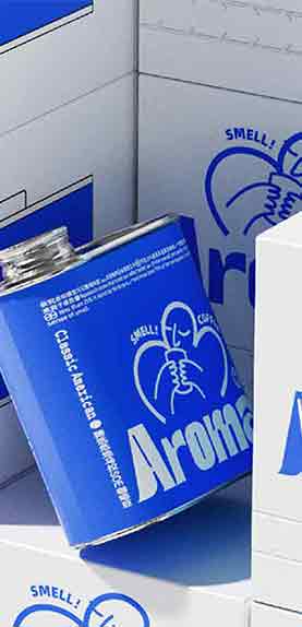 Aroma_coffee品牌视觉设计。众德设计一站式工业设计整合服务商，专注产品创新设计、品牌战略营销、产品量化制造三大服务。